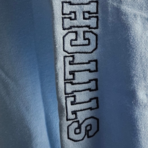 Disney's Stitch zip-up hoodie size L, Light blue. - Picture 4 of 8